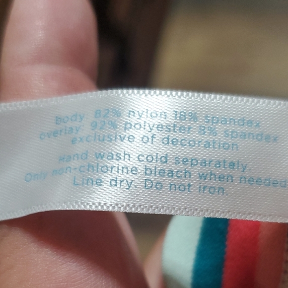 Cacique Teal Green Swimskirt Swimwear - Picture 6 of 6